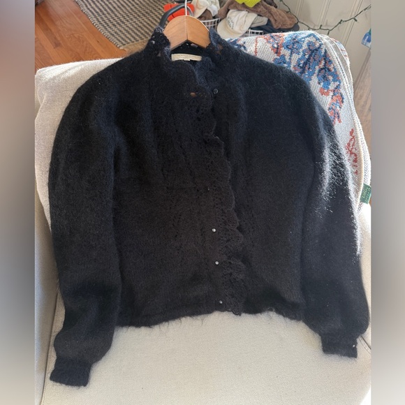 Sezane Angie Cardigan Black - Size XS - Picture 4 of 5